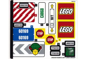 LEGO Adesivo per il set 60169