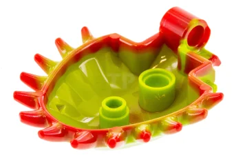 LEGO Venus Flytrap Shell with Red Spikes Pattern