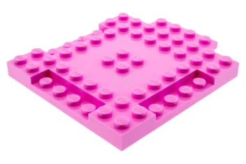 LEGO Stein, modifiziert 8 x 8 mit 1 x 4 Vertiefungen…