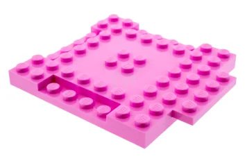 LEGO Stein, modifiziert 8 x 8 mit 1 x 4 Vertiefungen…