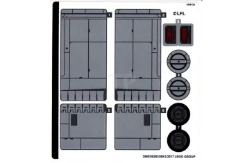 LEGO Pegatina para Set 75188