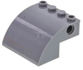 LEGO Pente courbée 4 x 4 x 2 avec trous