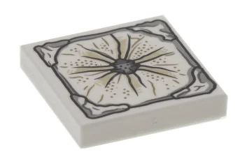 LEGO Baldosa 2 x 2 con dibujo central de piedra (Aquaman…