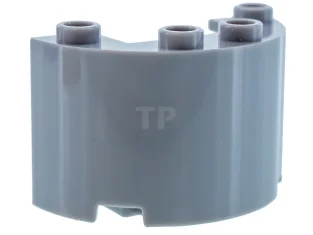 LEGO Cylinder Half 2 x 4 x 2 with 1 x…