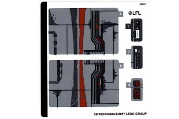 LEGO Sticker for Set 75178