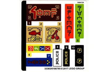 LEGO Sticker for Set 70607