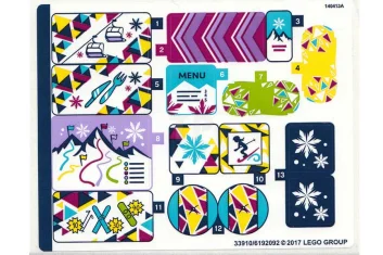 LEGO Sticker for Set 41324