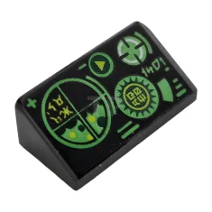 LEGO Pendenza 30° 1 x 2 x 2/3 con indicatori e…