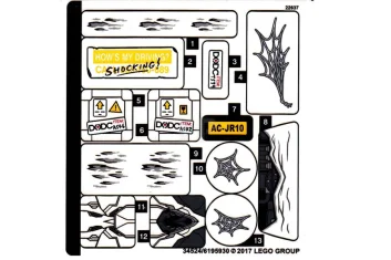 LEGO Sticker for Set 76083