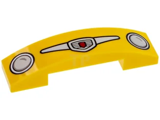 LEGO Pendenza curvo 4 x 1 - Doppio con griglia (Luigi)