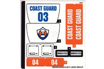 LEGO Adesivo per il set 60165