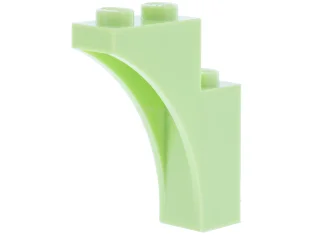LEGO Brick 1 x 3 x 3 Half Arch
