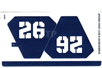 LEGO Sticker for Set 70609