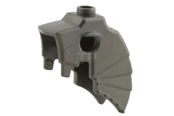 LEGO Pferdekampfhelm, Noppen auf der Oberseite und 3 Platten am Hals…