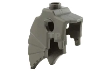 LEGO Pferdekampfhelm, Noppen auf der Oberseite und 3 Platten am Hals…