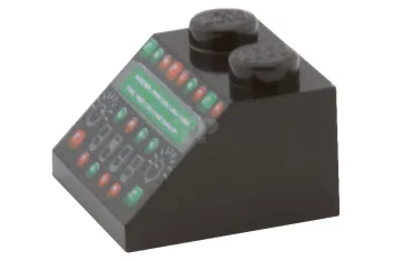LEGO Slope 2 x 2 - 45° with Control Panel Pattern