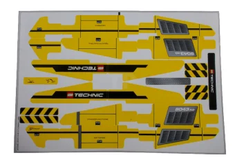 LEGO Sticker voor set 8043