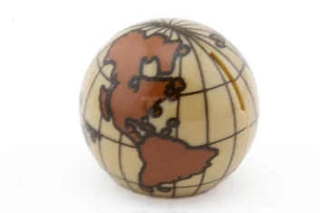 LEGO Cylinder Hemisphere 2 x 2 with Cutout with the Americas…