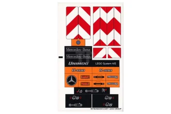 LEGO Aufkleber für Set 8110 - Blatt 1