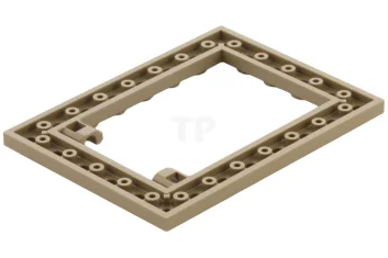 LEGO Plate 6 x 8 Trap Door Frame Horizontal (Long Pin…