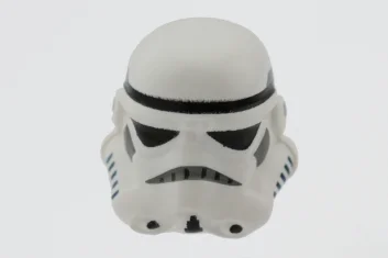 LEGO Minifigur, Kopfbedeckung Helm SW Stormtrooper, gepunktetes Maul-Muster