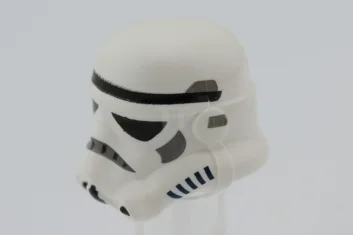 LEGO Minifigur, Kopfbedeckung Helm SW Stormtrooper, gepunktetes Maul-Muster