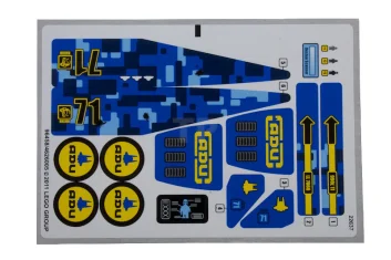 LEGO Sticker for Set 7066 - Sheet 2