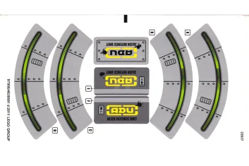 LEGO Sticker for Set 7066 - Sheet 1