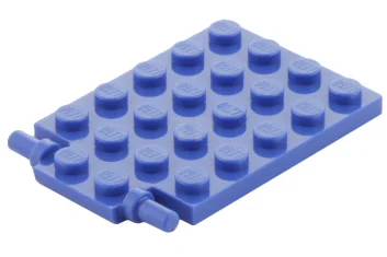 LEGO Plate 4 x 6 with Trap Door Hinge (Long Pins)