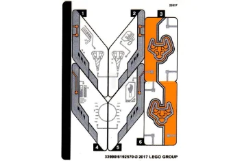 LEGO Sticker for Set 70354