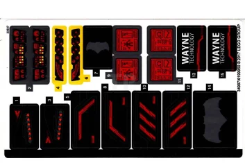 LEGO Sticker for Set 76087 