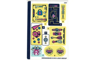 LEGO Sticker for Set 41329