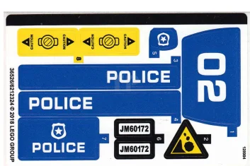 LEGO Sticker for Set 60172