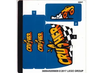 LEGO Sticker for Set 60180