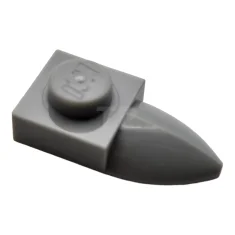 LEGO Platte, modifiziert 1 x 1 mit Zahn Horizontal