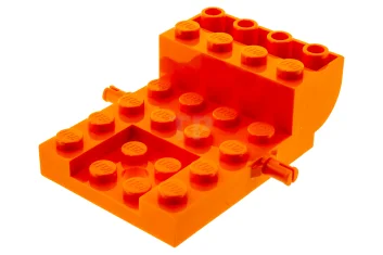 LEGO Vehicle, Base 4 x 6 x 1 2/3 Curved