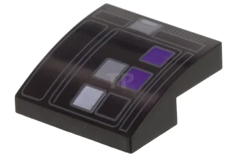 LEGO Slope 2 x 2 x 2/3 Curved with Squares Pattern