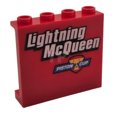 LEGO Paneel 1 x 4 x 3 mit Seitenstützen und "Lightning…