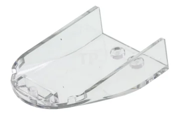 LEGO Windscherm 6 x 4 x 1 Gebogen