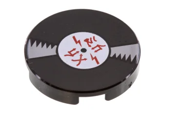 LEGO Carreau 2 x 2 rond avec O inférieur et motif…