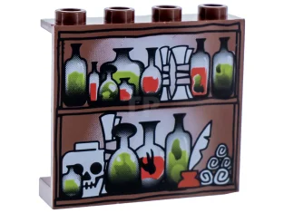 LEGO Panel 1 x 4 x 3 with Potions Pattern