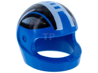 LEGO Minifig, Headgear Full-face Helmet with Block Pattern