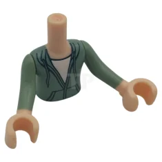 LEGO Torso Mini Doll with Hooded Sweatshirt Pattern