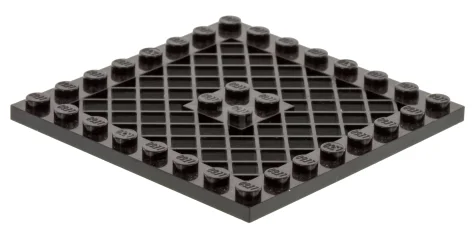 LEGO Plaat, gemodificeerd 8 x 8 met rooster