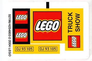 LEGO Sticker for Set 10156