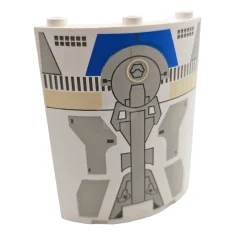 LEGO Cylinder Quarter 4 x 4 x 6 with SW Droid…