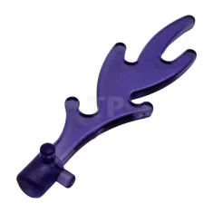 LEGO Wave Rounded with Base Pins (Castle Dragon Flame, Seaweed, Water)