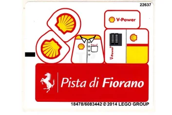 LEGO Sticker for Set 40195