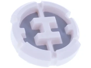 LEGO Hero Factory Chest Badge with 'H' on Light Bluish Gray…