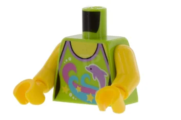 LEGO Torso (complete) with Halter Top Pattern